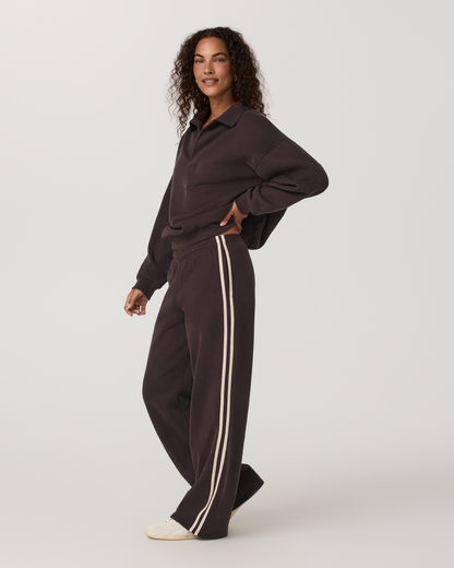 Restore Straight Leg Track Sweatpant-Short | French Roast