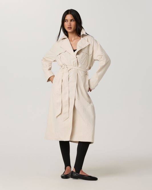 Rhodes Trench Coat | Bone