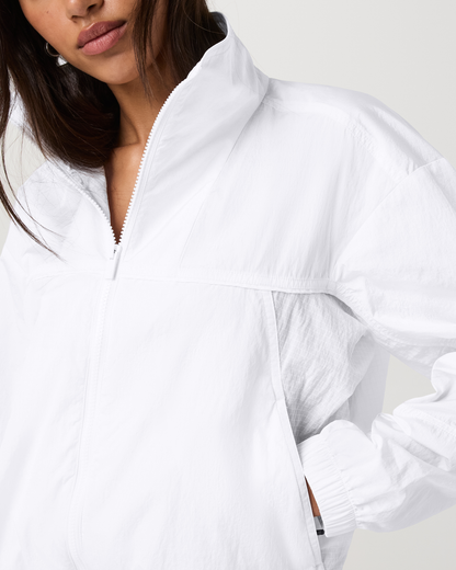 Court Full Zip | White