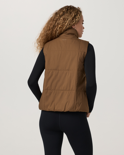 Canyon Insulated Sporty Vest | Bourbon